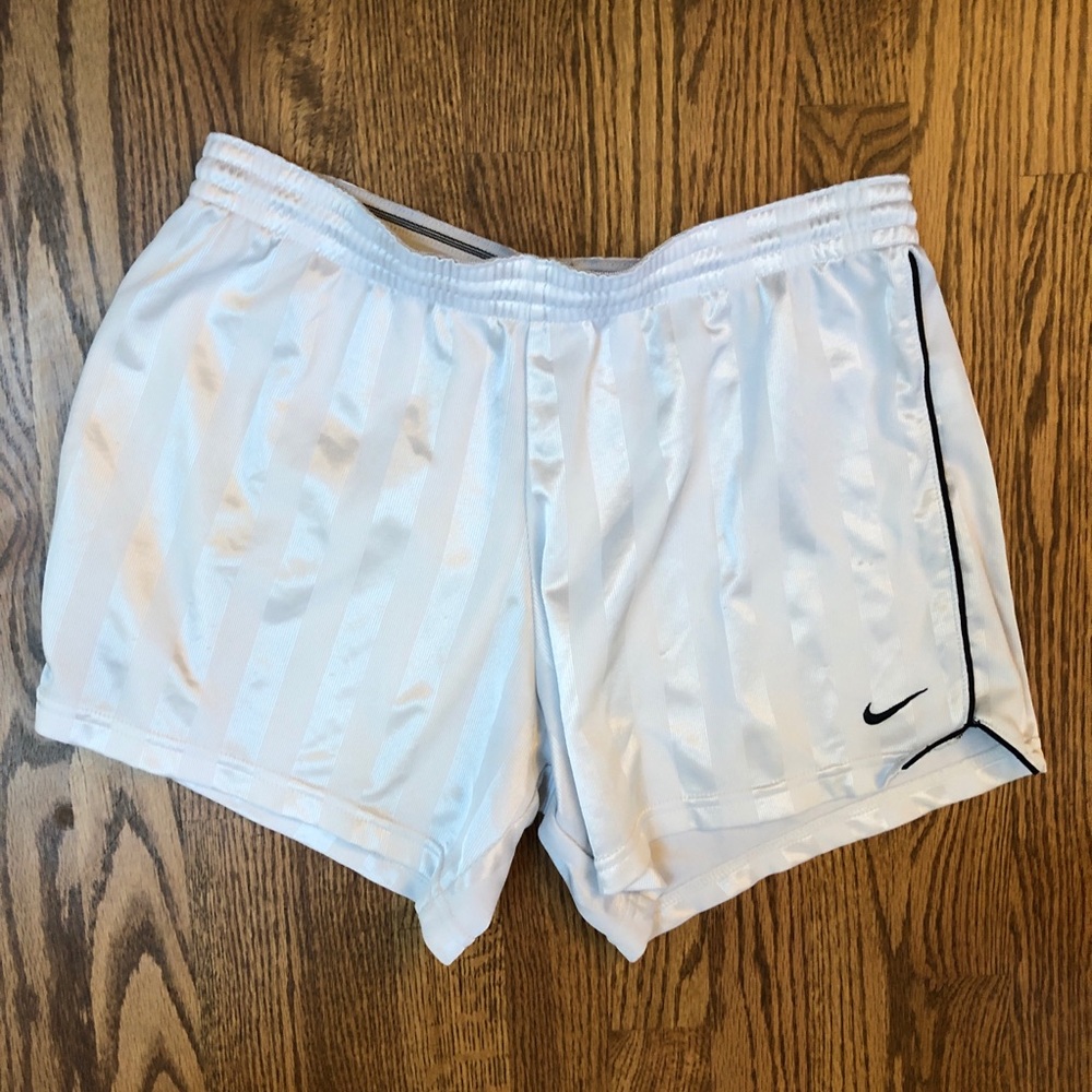 Nike white draw string soccer shorts (2nd pair)